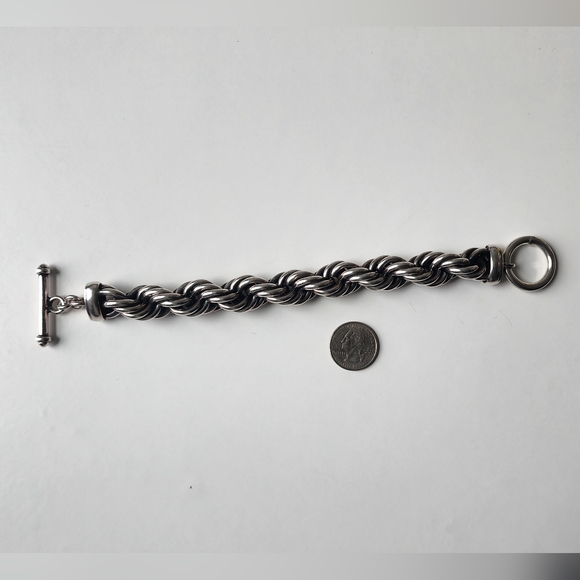 Sterling Silver Twisted Rope Bracelet - Picture 5 of 6